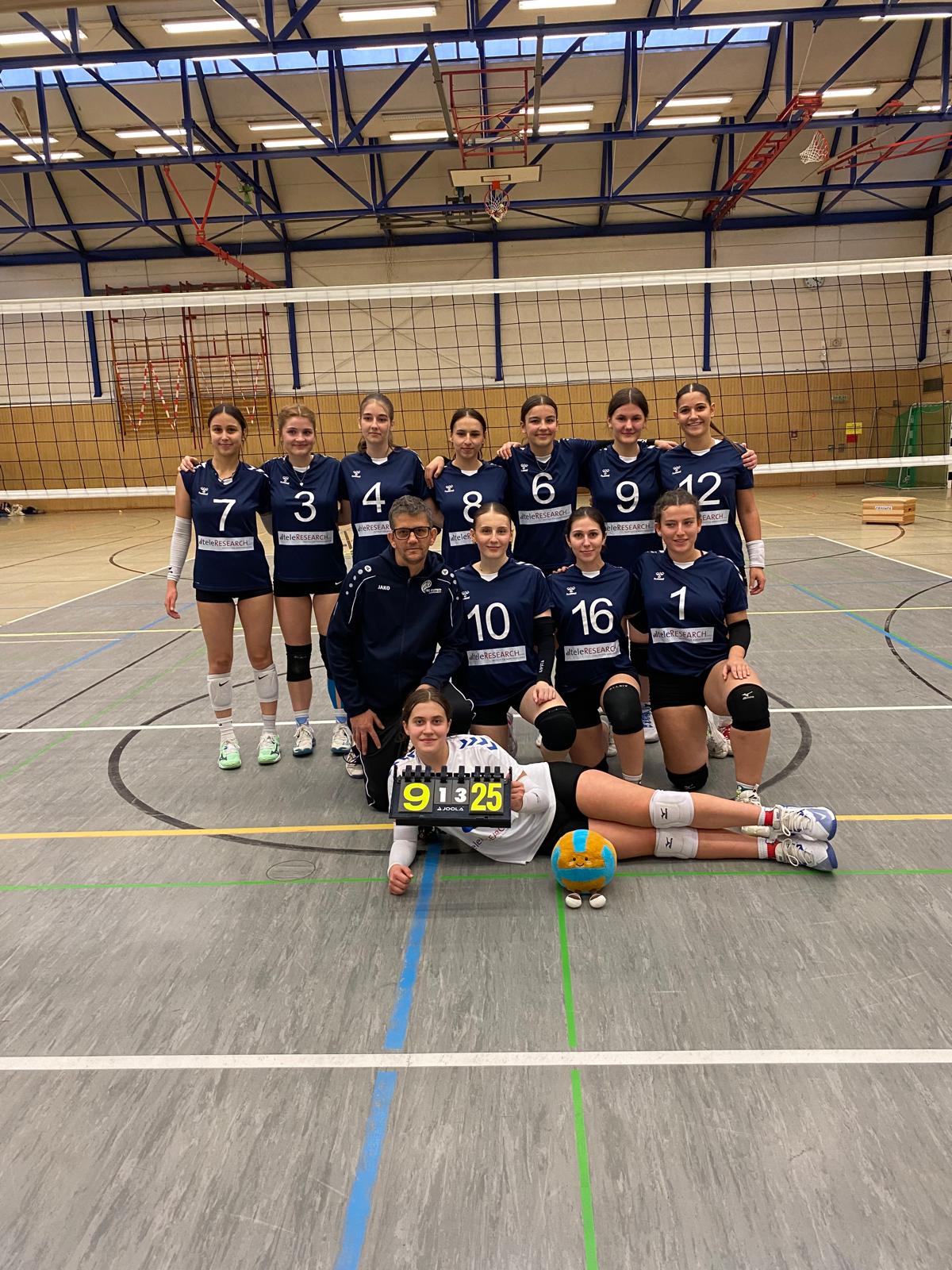 Damen II - VBC Haßloch Endergebnis (3:1)