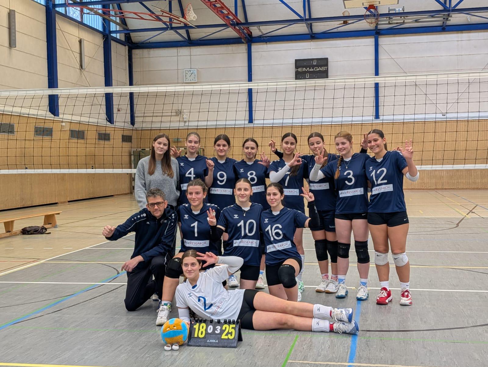 Damen II - VTV Mundenheim Endergebnis (3:0)