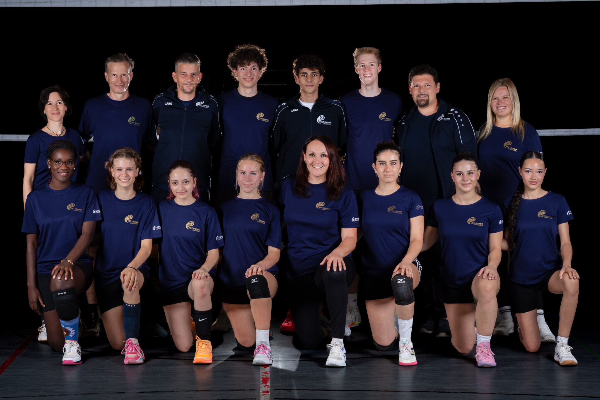 Das Trainerteam des VBC Olympia 72 Ludwigshafen